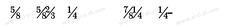Scotch Text Condense字体转换